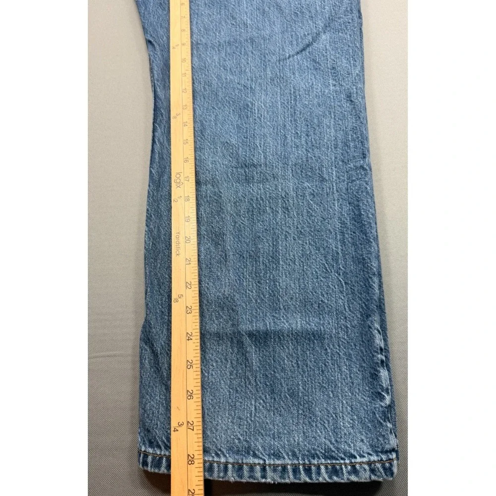 Carhartt Men's Relaxed Fit Jeans Medium Wash Blue Denim Work Pants | 40x30